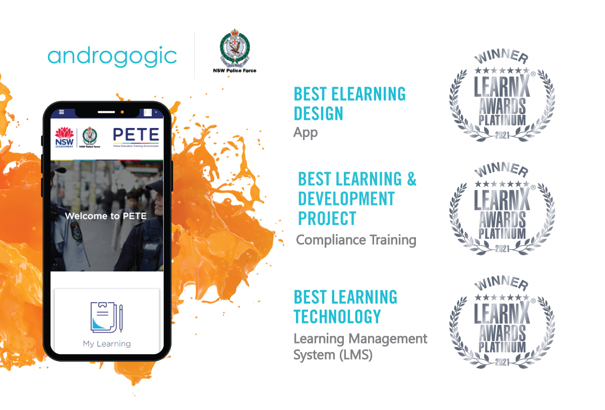 NSW Police Force wins best Best LMS and more at LearnX 2021 — Androgogic